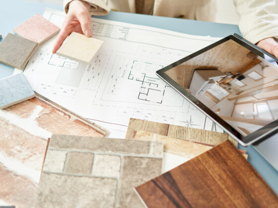 Frisør, blomster, interiør og eksponeringdesign